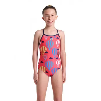 G ARENA BALLOONS SWIMSUIT LIGHTDROP BACK CORAL 