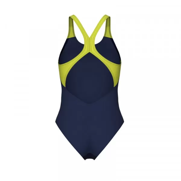 W ARENA BREATH SWIMSUIT V BACK LB NAVY 