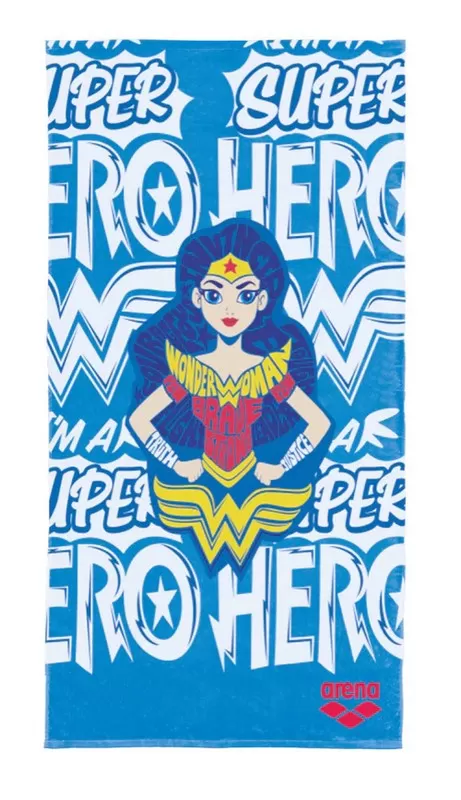 SUPER HERO TOWEL JR W WOMAN 