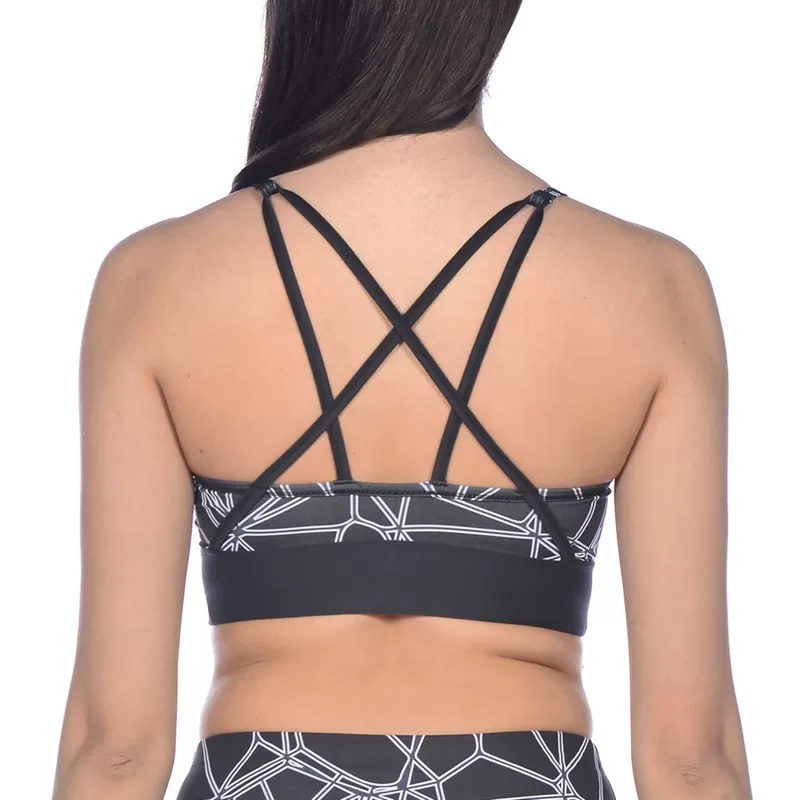 W GYM  BRA TOP CROSS STRAPS 