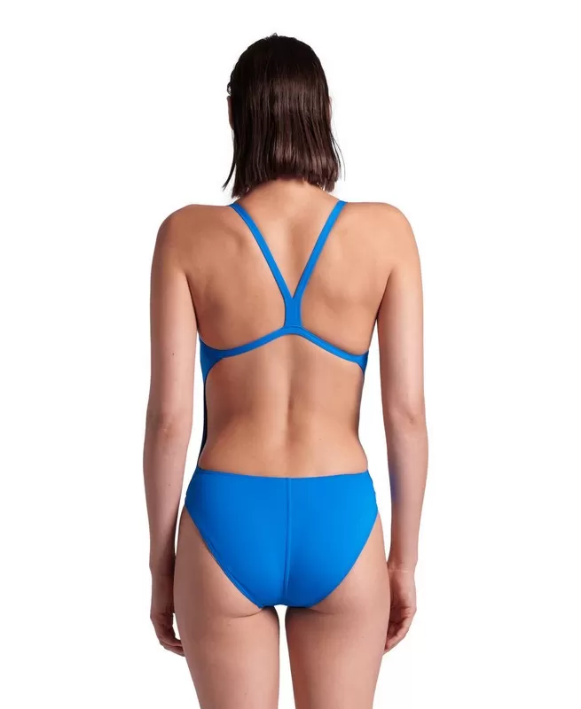 WOMENS TEAM SWIMSUIT CHALLENGE SOLID 800-BLUE RIVER 