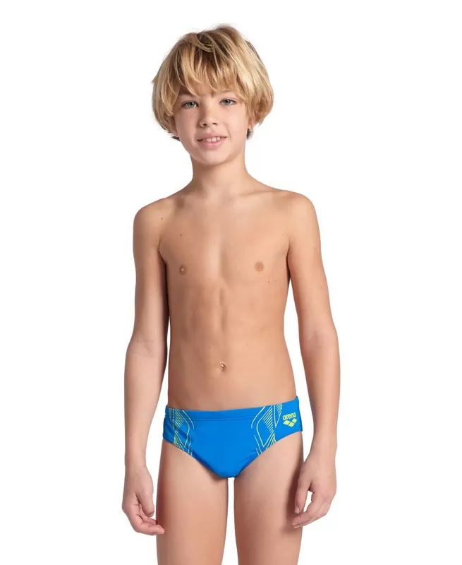 BOYS ARENA REFLECTING SWIM BRIEFS BLUE RIVER 